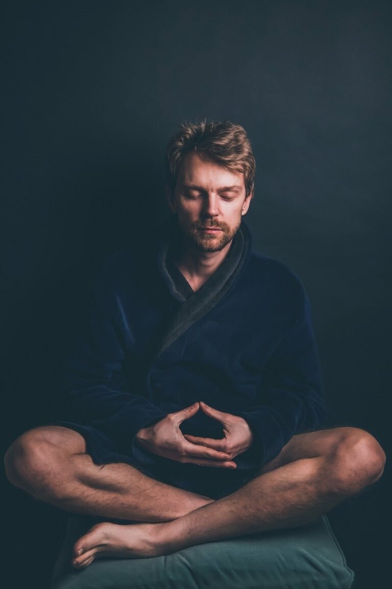 male, meditate, meditation